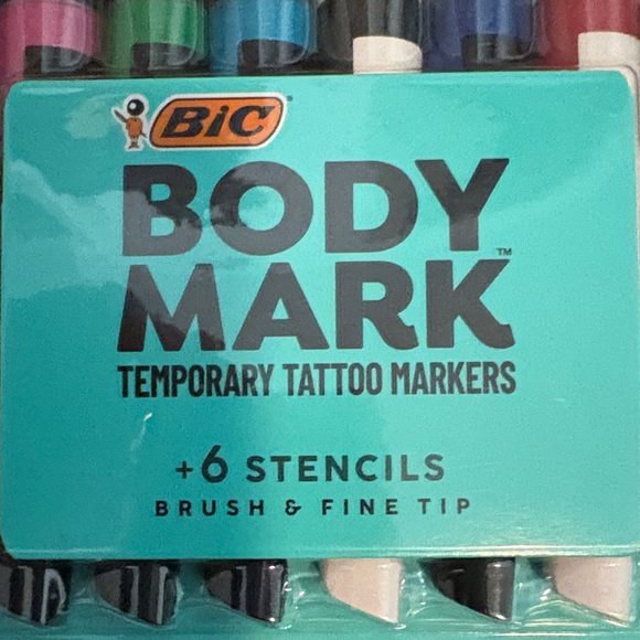 BIC BodyMark Halloween Temporary Tattoo Markers Set - Picture 2 of 5